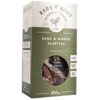 Bags of Bites Choc & Ginger Clusters